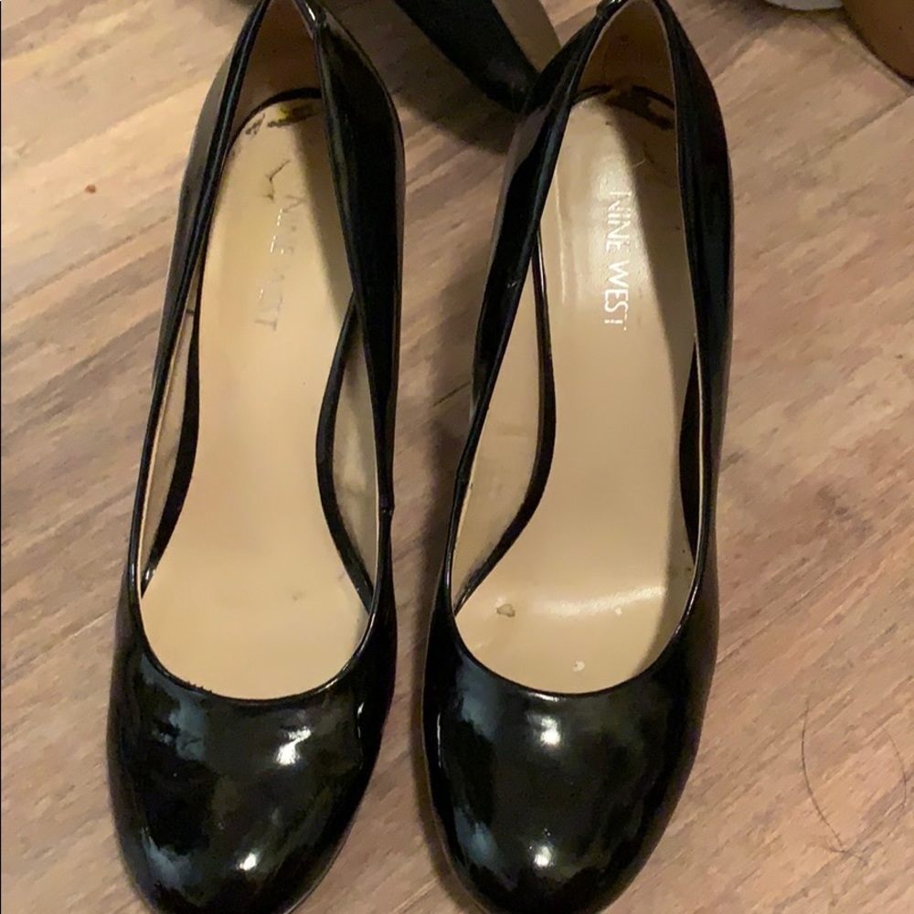 black nine west heels